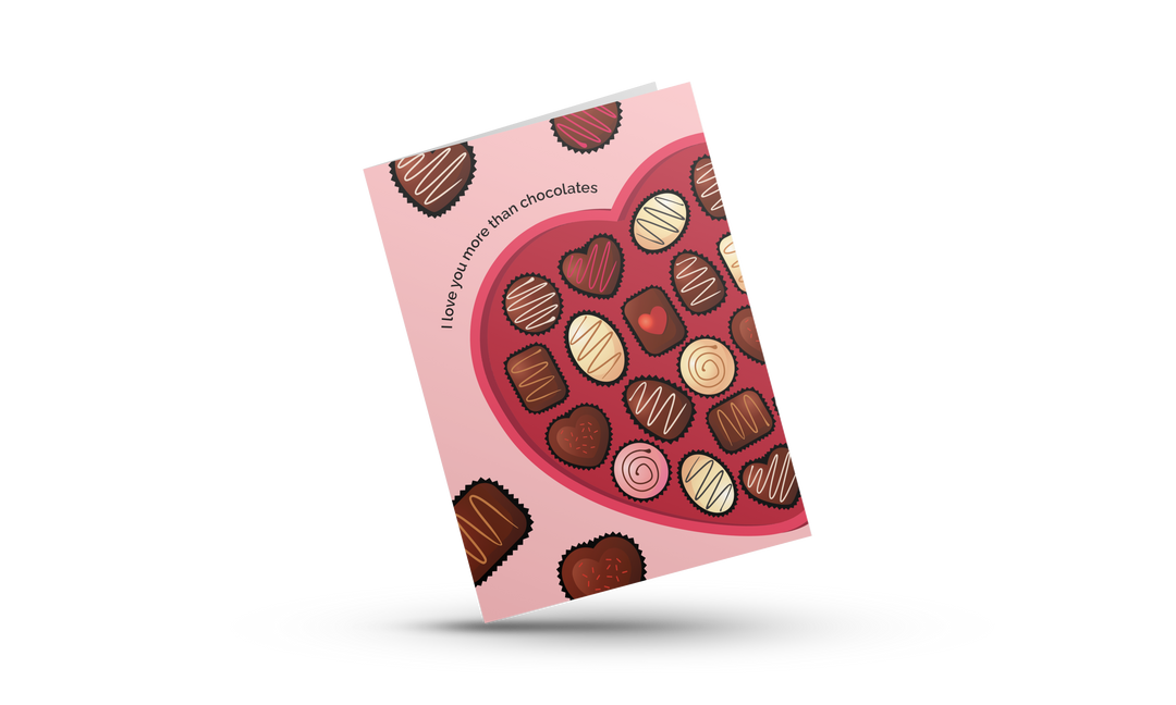 More Than Chocolate – Greeting Card