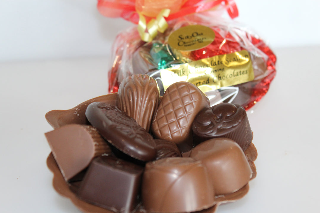 Foiled Chocolate Scallop 200g