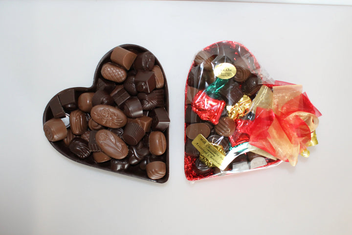 Foiled Chocolate Half Heart 750g