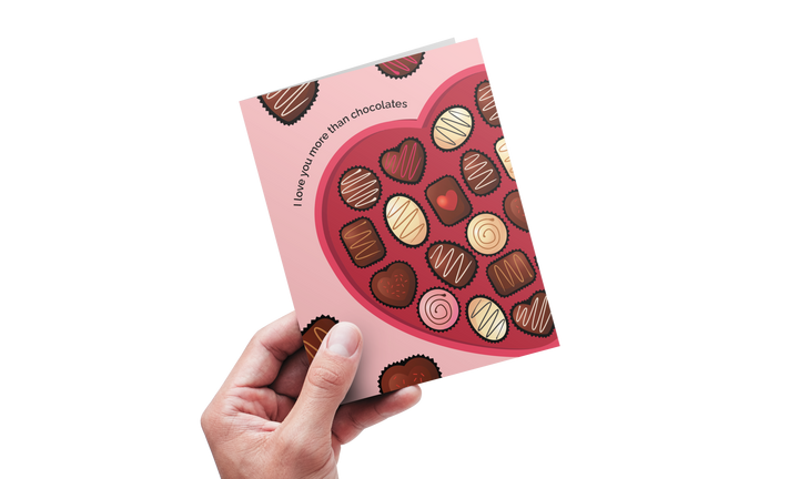 More Than Chocolate – Greeting Card