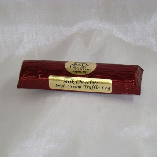 Milk Chocolate Irish Cream Log