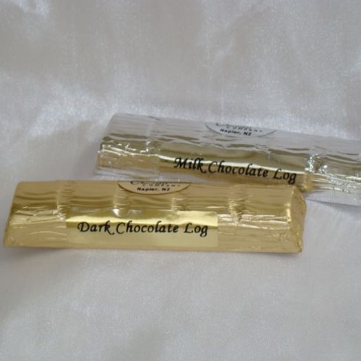 Milk or Dark Solid Chocolate Log 50g