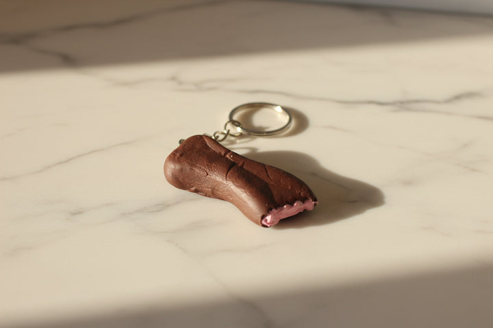 Marshmallow Fish Keyring