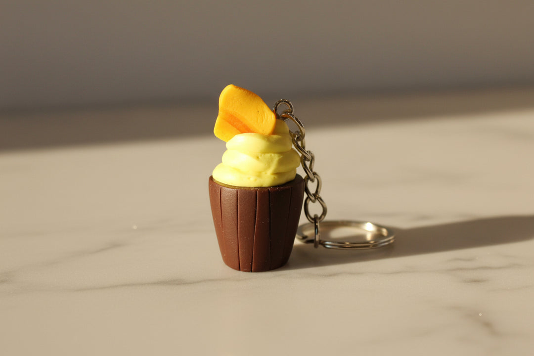 Pineapple Truffle Cup Keyring