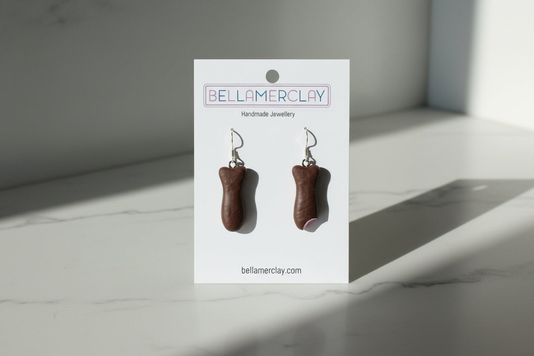 Chocolate Fish Earrings