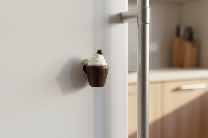 White Chocolate Truffle Cup Magnet