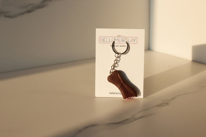 Marshmallow Fish Keyring
