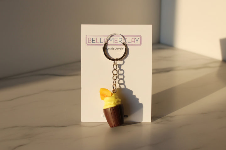 Pineapple Truffle Cup Keyring