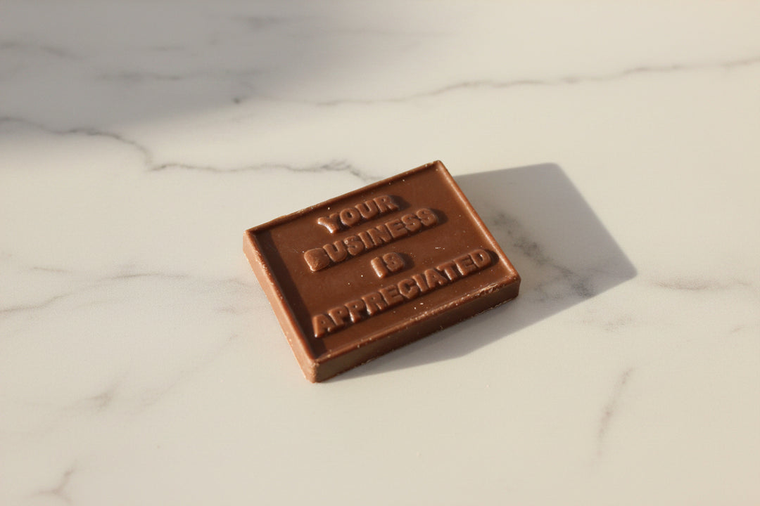 "Your Business is Appreciated" Chocolate Tablet