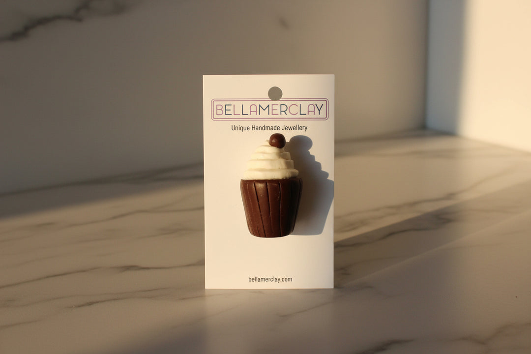 White Chocolate Truffle Cup Magnet