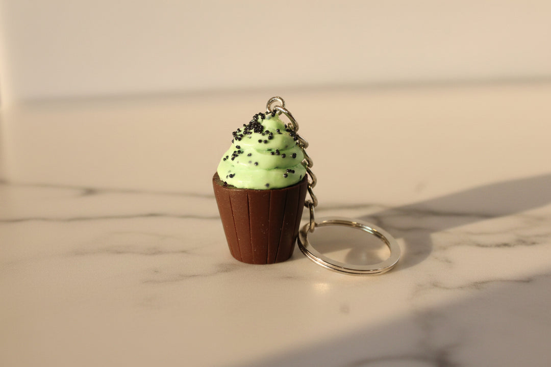 Kiwi Truffle Cup Keyring