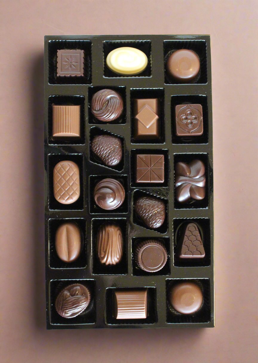 Silky Oak Box of Assorted Chocolates 250g