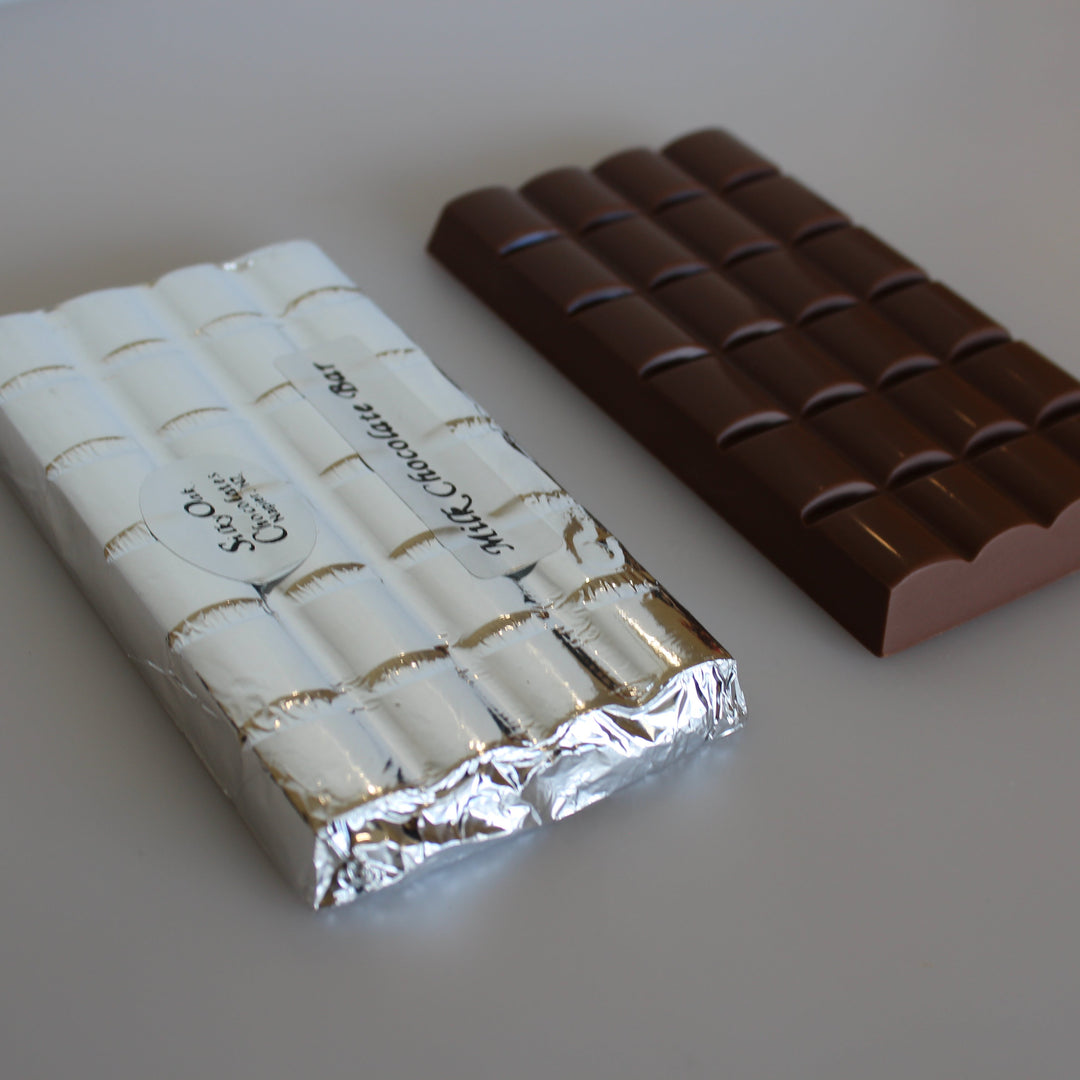 Milk or Dark Solid Chocolate Bar