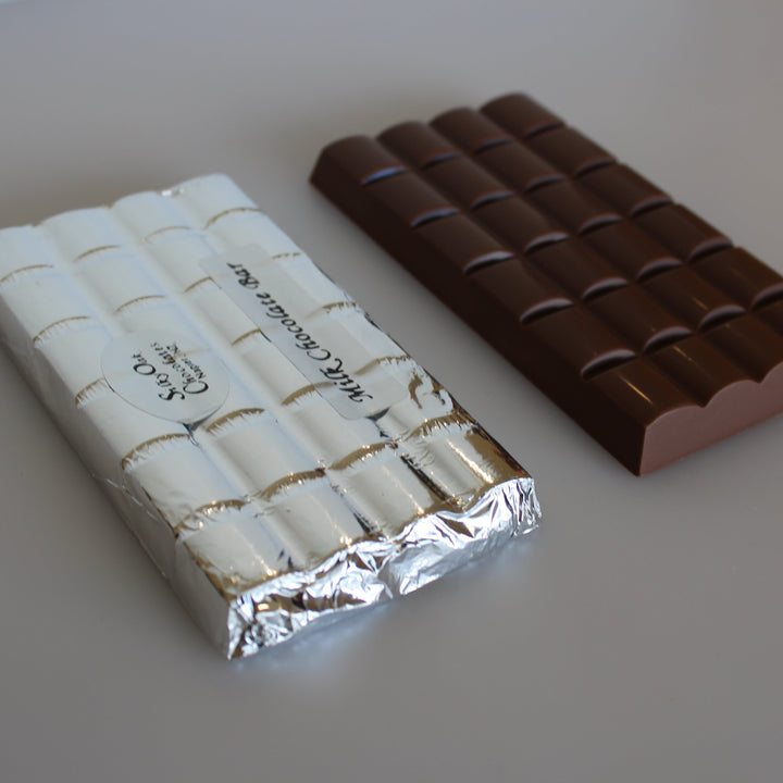 Milk or Dark Solid Chocolate Bar