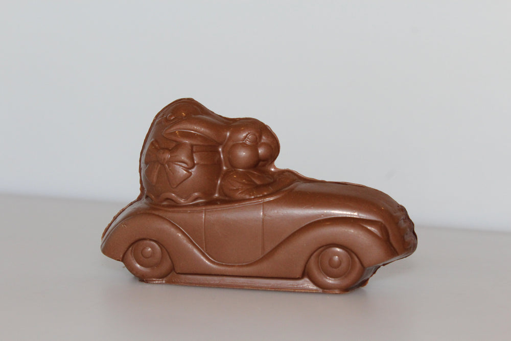 Easter Speedy Bunny with Car