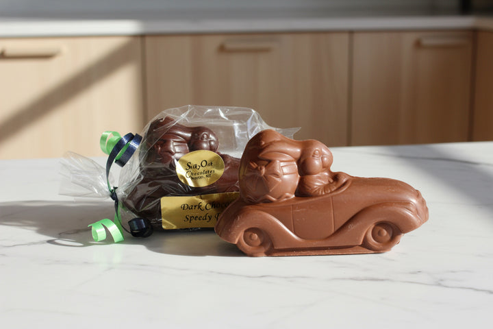 Easter Speedy Bunny with Car