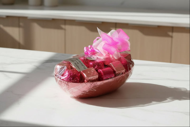 Large 1/2 Foiled Egg and Assorted Foiled Chocolates 350g