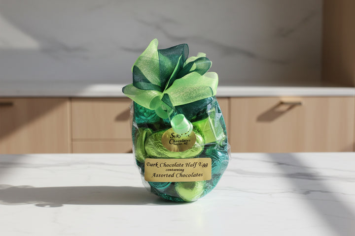 Small 1/2 Foiled Egg and Assorted Foiled Chocolates 220g