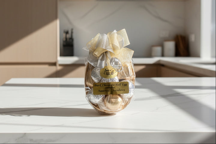 Small 1/2 Foiled Egg and Assorted Foiled Chocolates 220g